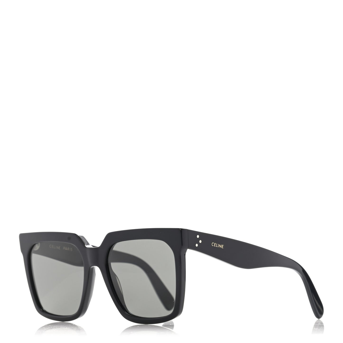 Acetate Polarized Oversized Sunglasses CL4055IN Black