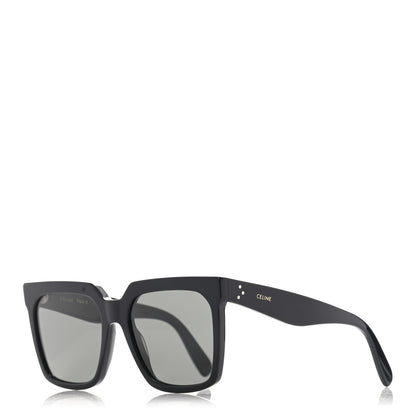 Celine Acetate Polarized Oversized Sunglasses CL4055IN Black 1 of 9