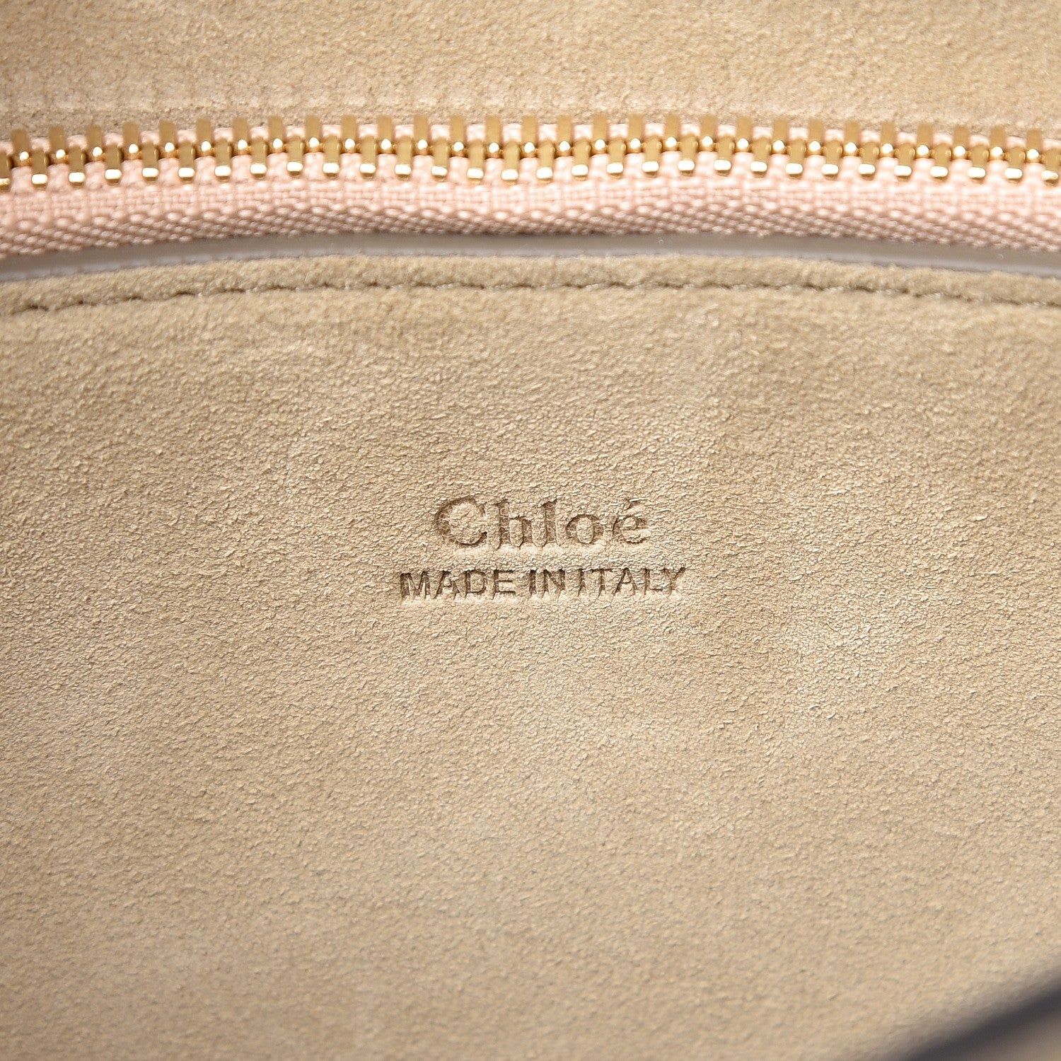 Chloe Suede Calfskin Medium Faye Shoulder Bag Tobacco 6 of 6