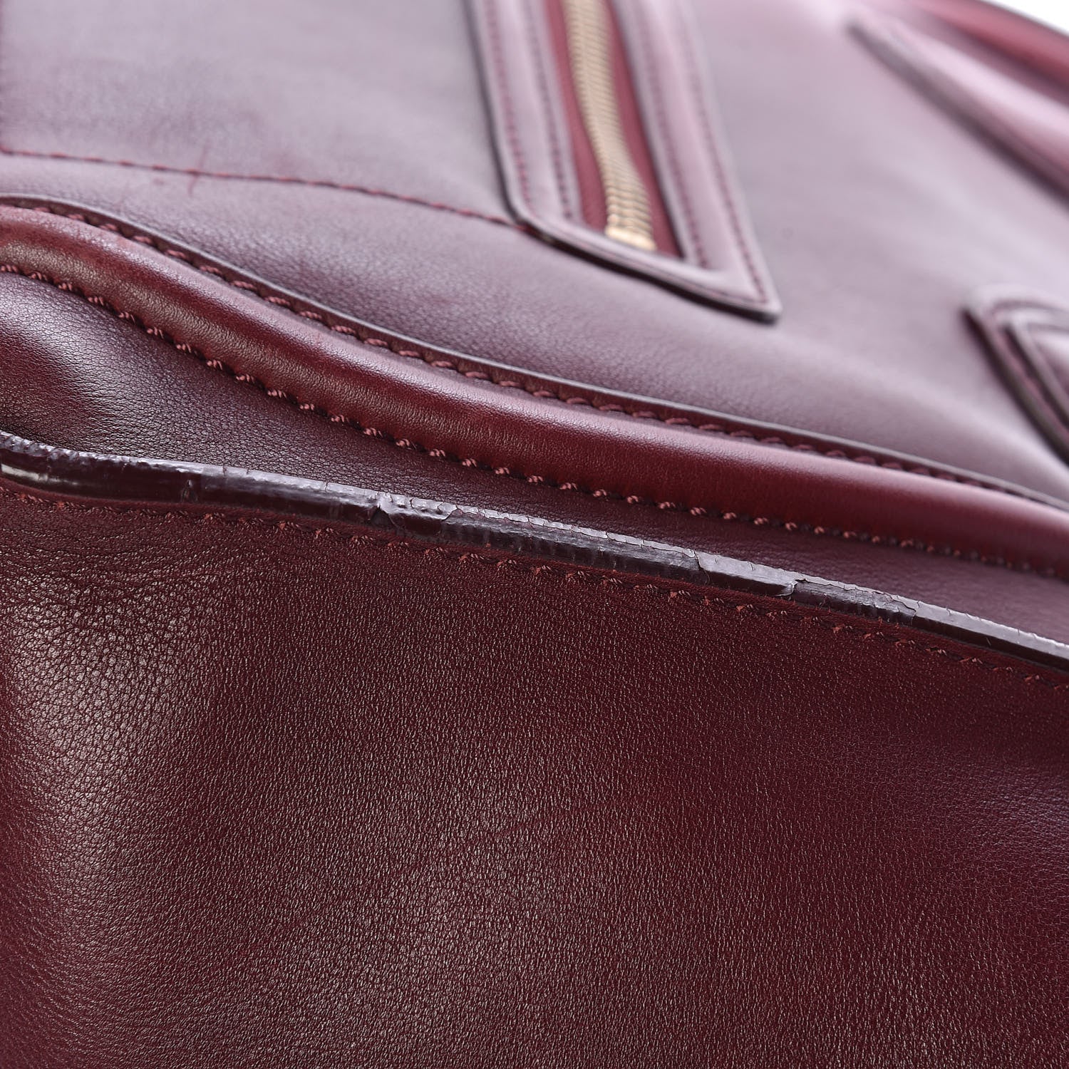 Celine Smooth Calfskin Mini Luggage Burgundy 9 of 11