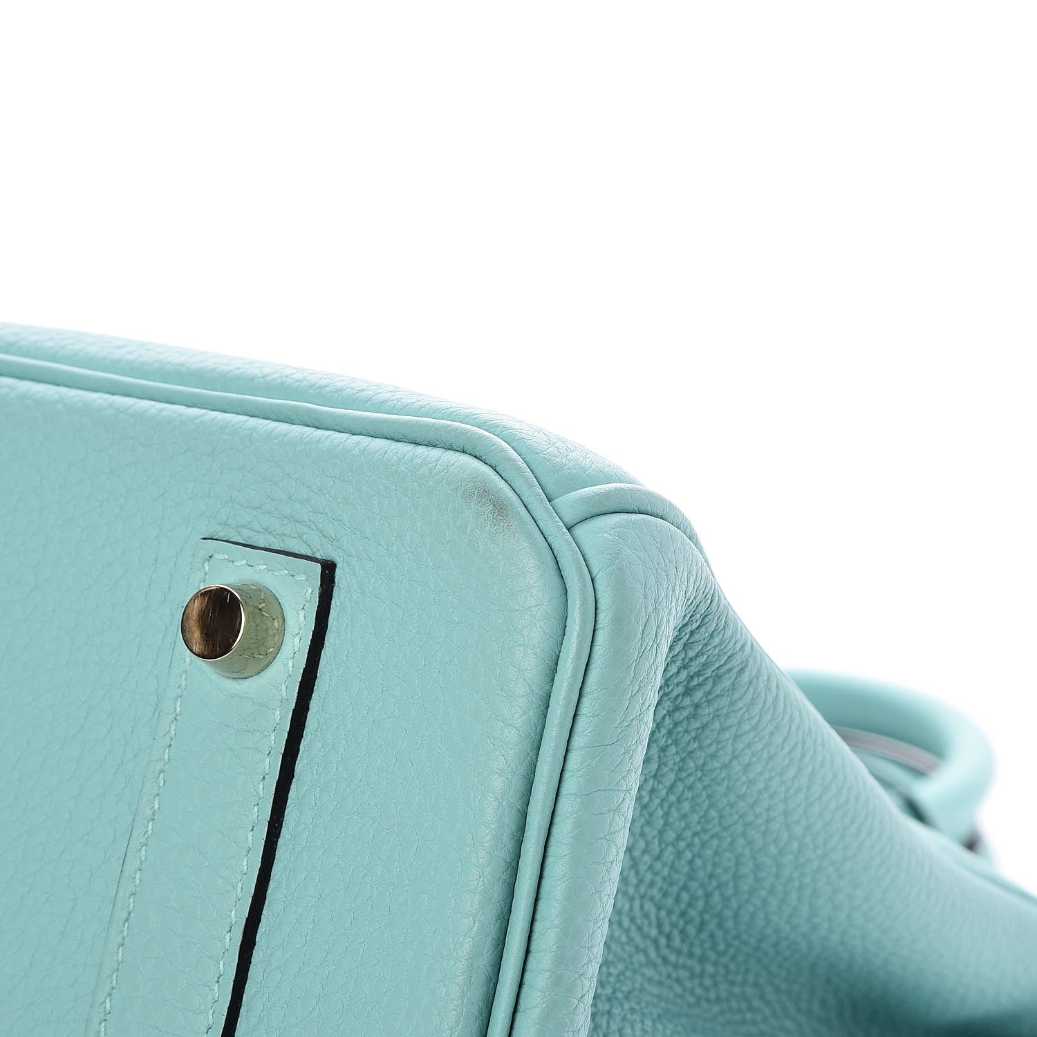 Hermes Togo Birkin 35 Bleu Atoll 34 of 37