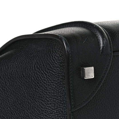 Celine Drummed Calfskin Mini Luggage Black 17 of 21