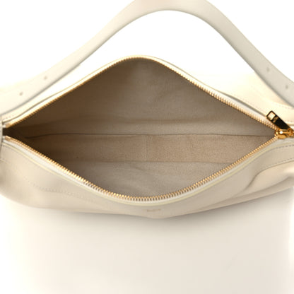 Celine Supple Calfskin Medium Romy Shoulder Bag Rice 5 of 9