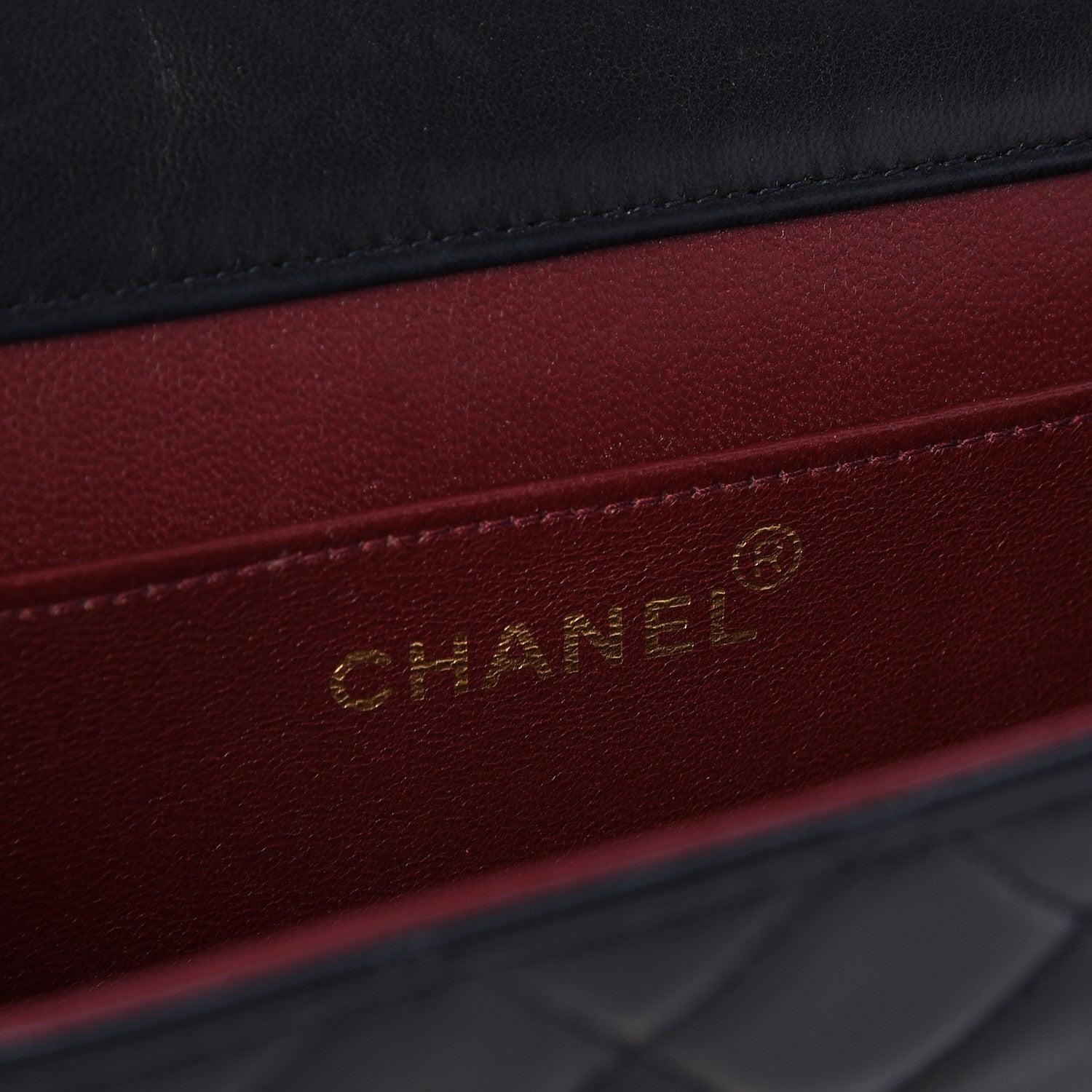 Chanel Lambskin Quilted Medium Single Flap Black 6 of 9