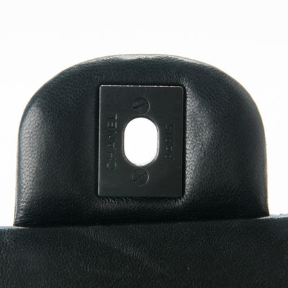 Chanel Lambskin Quilted Medium Double Flap Black 8 of 9