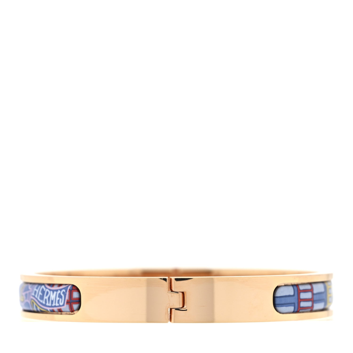 Hermes Enamel Printed Mini Clic Kelly Bracelet PM 3 of 5