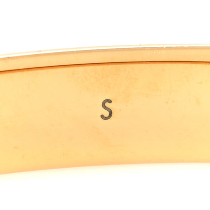 Louis Vuitton Brass Monogram Nanogram Cuff S Gold 7 of 8