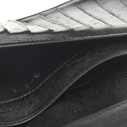 Chanel Patent Calfskin Lucky Symbols Yen Wallet Black 9 of 12
