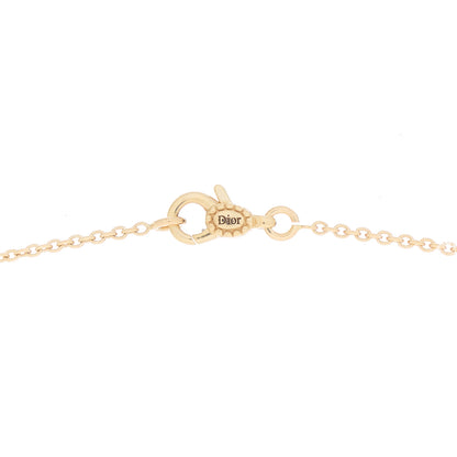 Christian Dior 18K Rose Gold Diamond Mother of Pearl Rose Des Vents Necklace 3 of 6