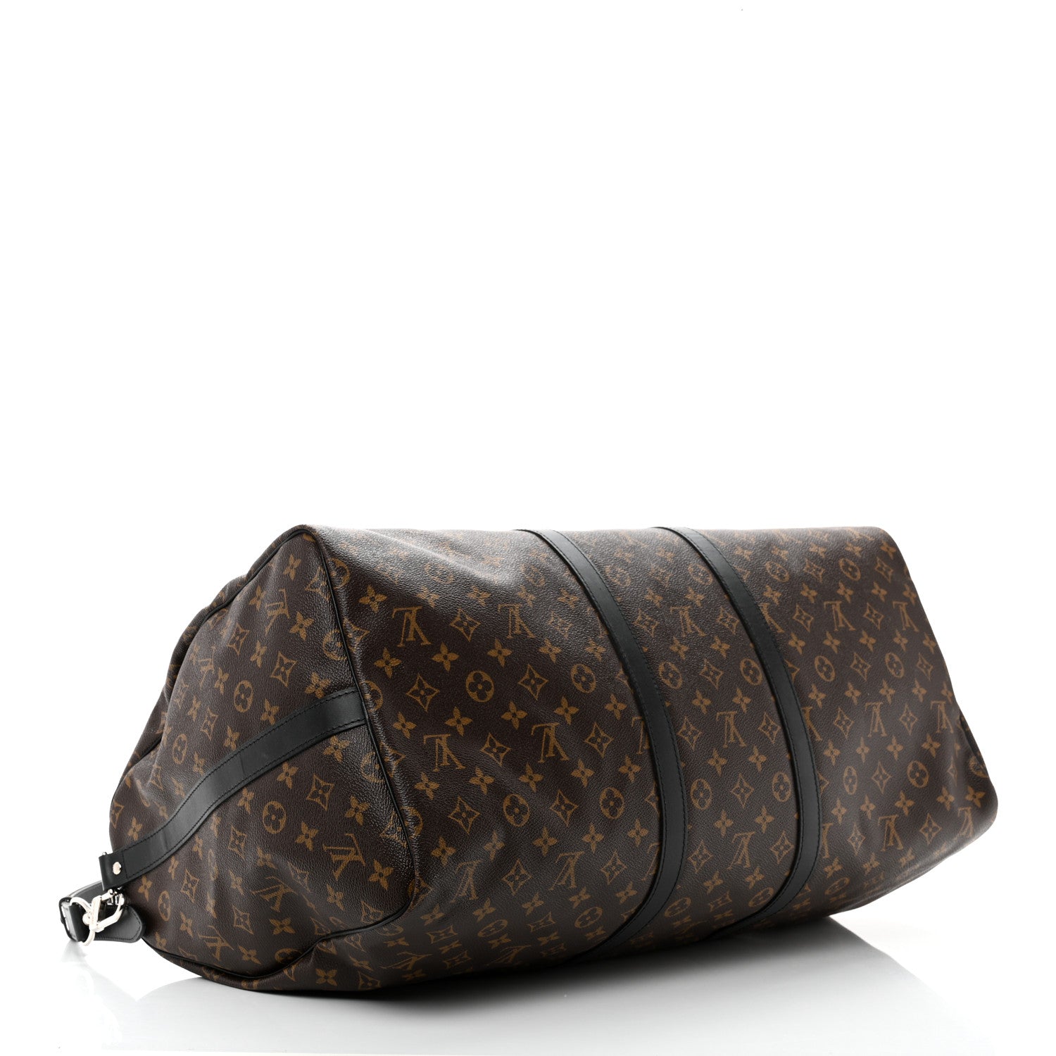 Louis Vuitton Monogram Macassar Keepall Bandouliere 55 4 of 10