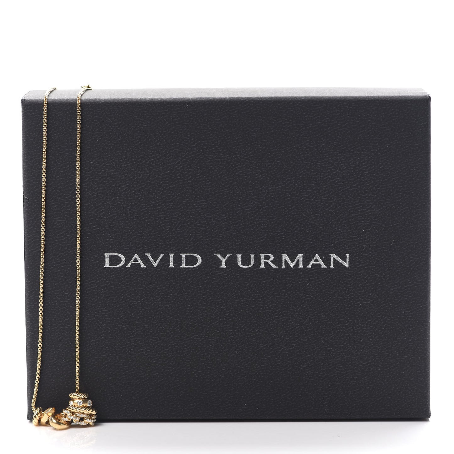 18K Yellow Gold Diamond Stax Rondelle Pendant Necklace
