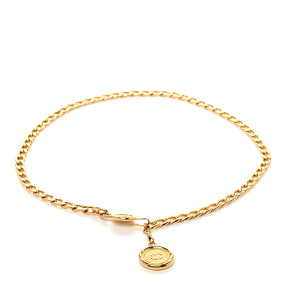 Chanel Metal Chain CC Medallion Belt Gold 1 of 4