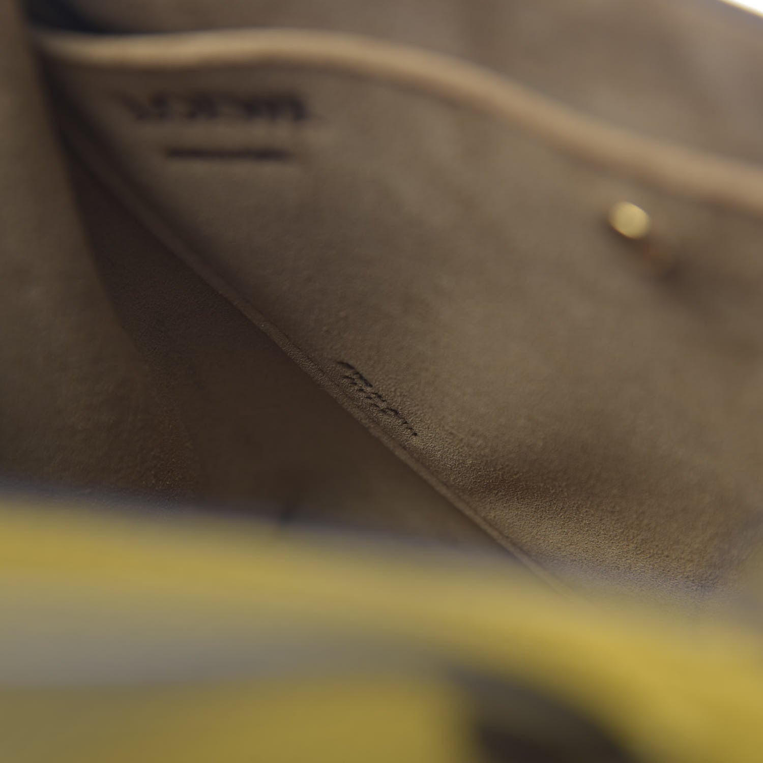 Loewe Calfskin Mini Gate Tote Ochre 7 of 11