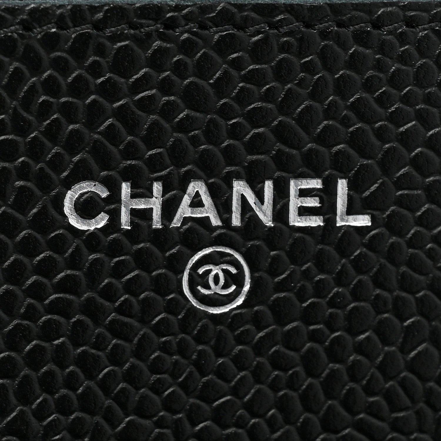 Chanel Caviar Quilted Wallet On Chain WOC Black 6 of 10