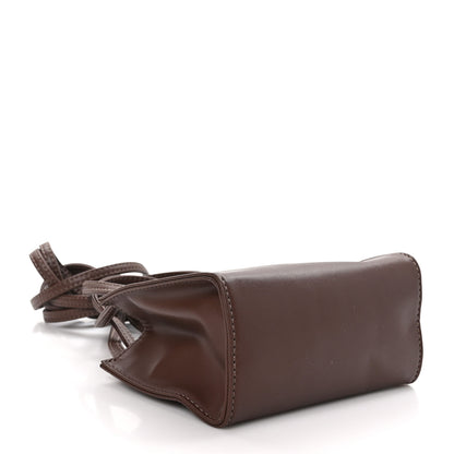 Telfar Vegan Leather Small Shopping Bag Chocolate 4 of 9