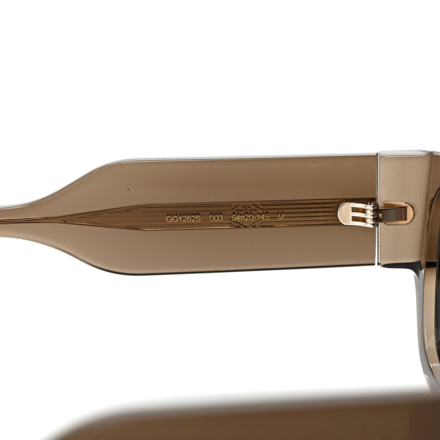 Gucci Acetate Square Frame Sunglasses GG1262S Green Blue 8 of 9