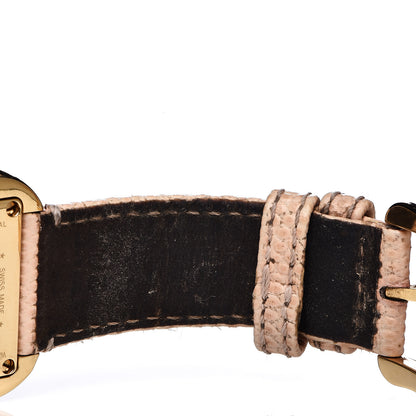 Fendi Stainless Steel Lizard Diamond Mother of Pearl 33mm B.Fendi Buckle Quartz Watch 7 of 9