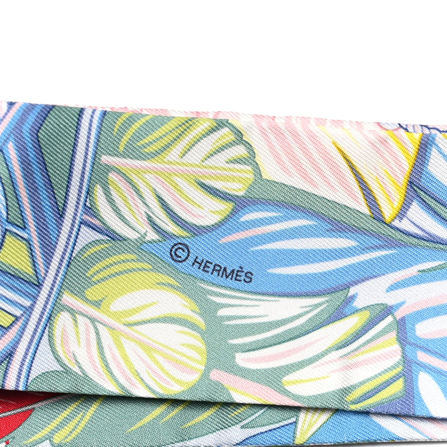 Silk La Danse Pacifique Twilly Bleu Ciel Vert Rose