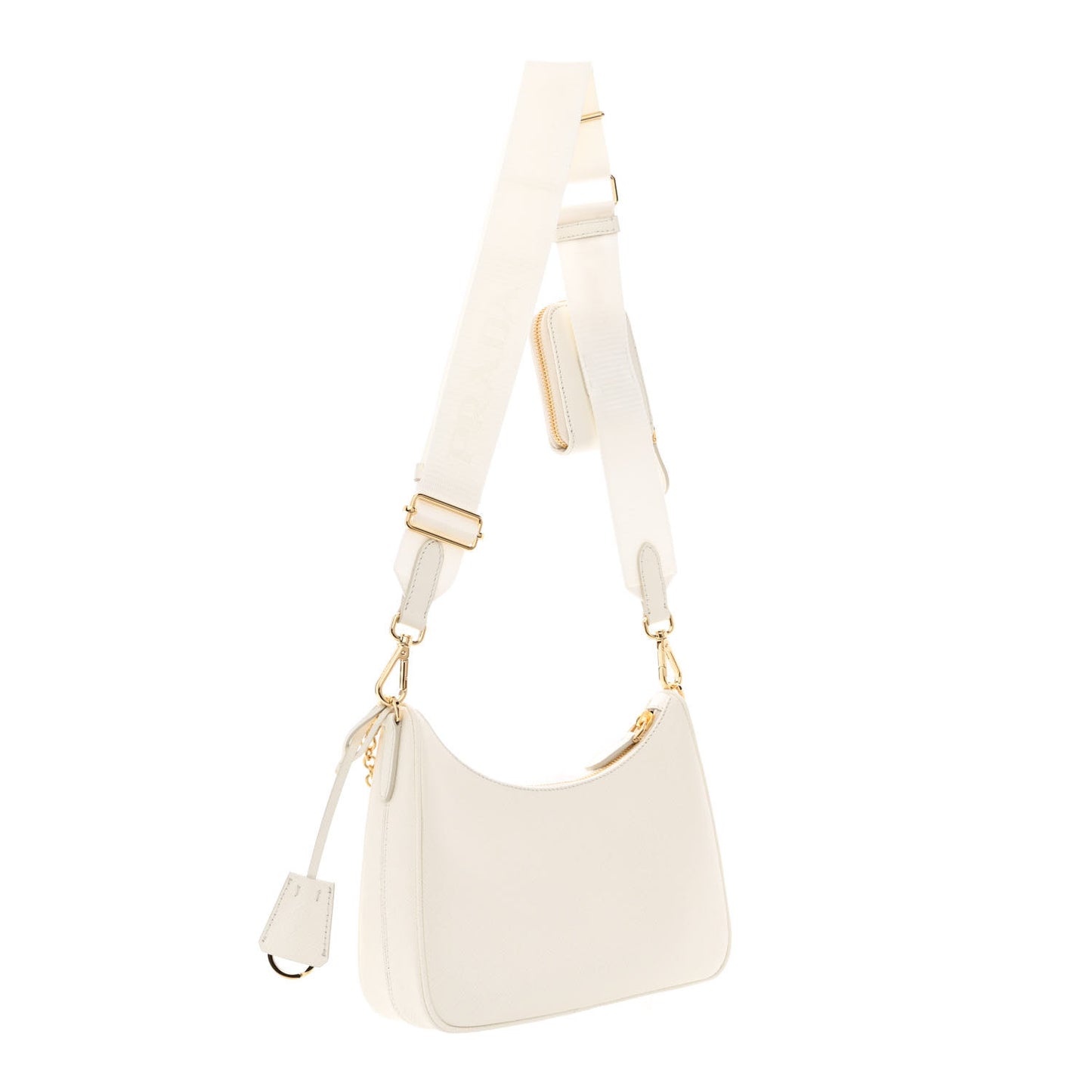 Saffiano Re-Edition 2005 Shoulder Bag White