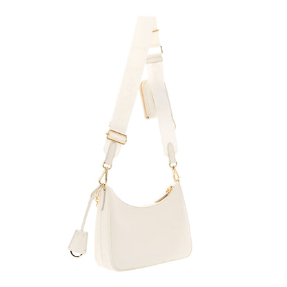 Prada Saffiano Re-Edition 2005 Shoulder Bag White 3 of 14