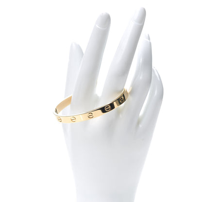 Cartier 18K Yellow Gold LOVE Cuff Bracelet 17 2 of 6