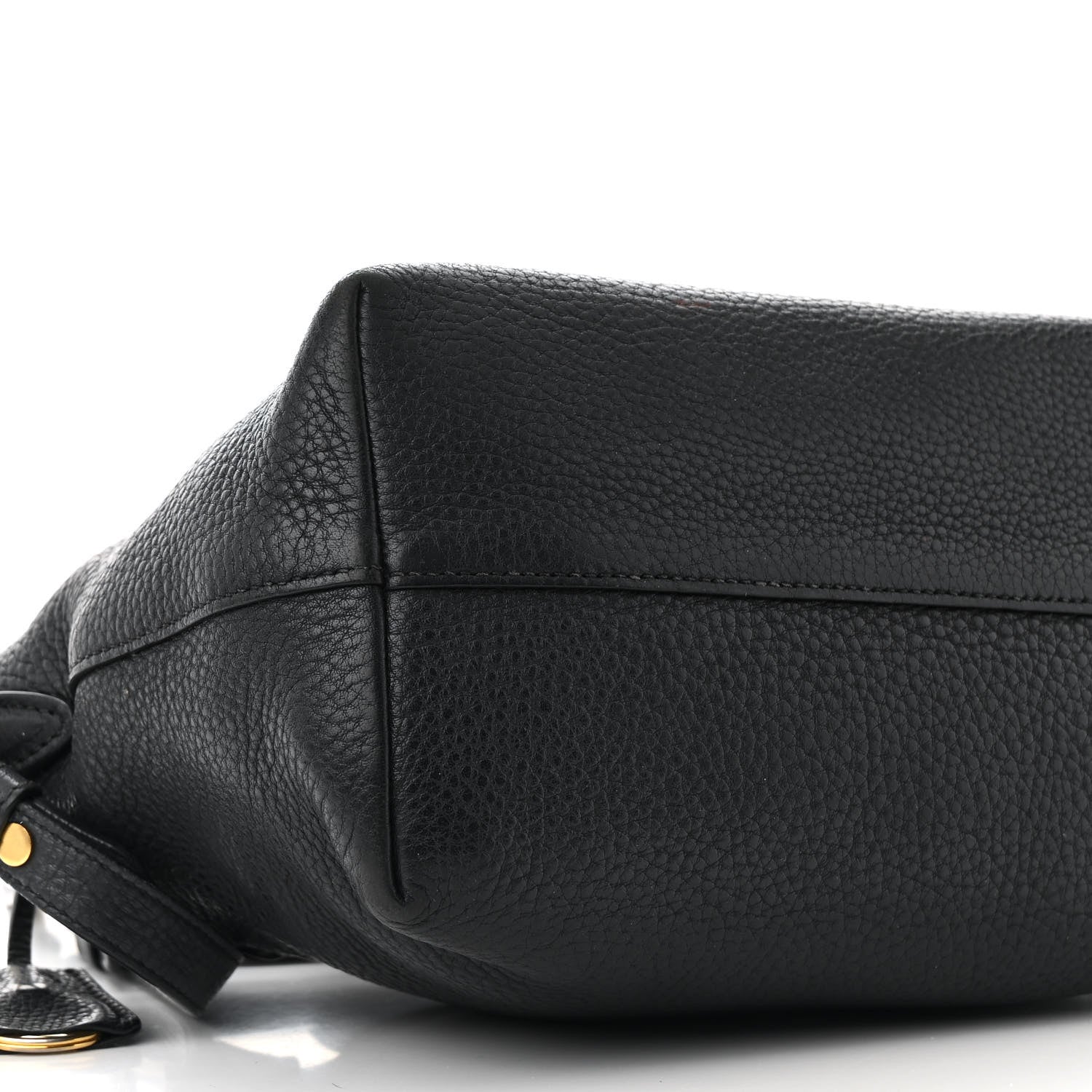 Prada Vitello Daino Small Tote Black 9 of 20