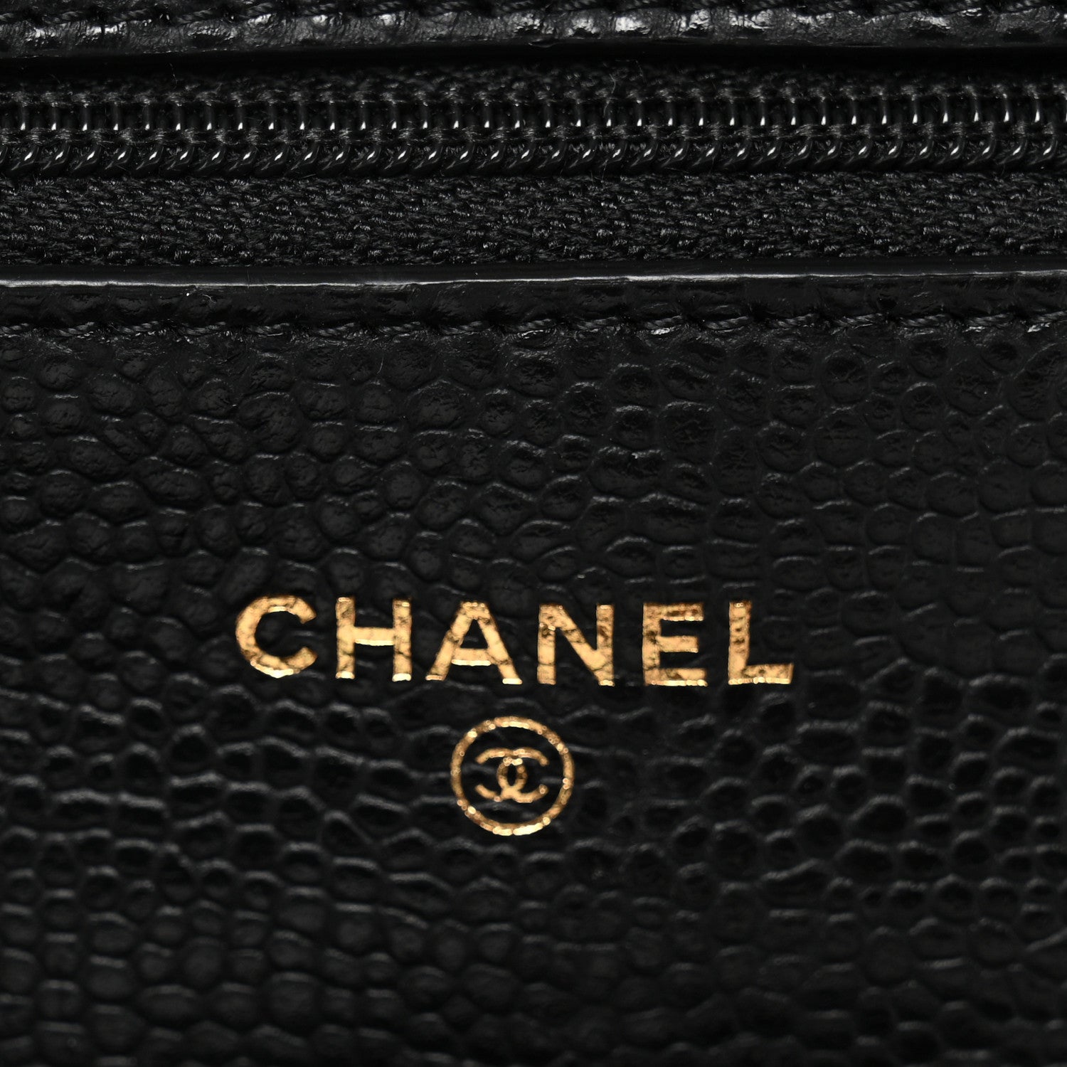 Chanel Caviar Quilted CC Turnlock Wallet On Chain WOC Black 6 of 13