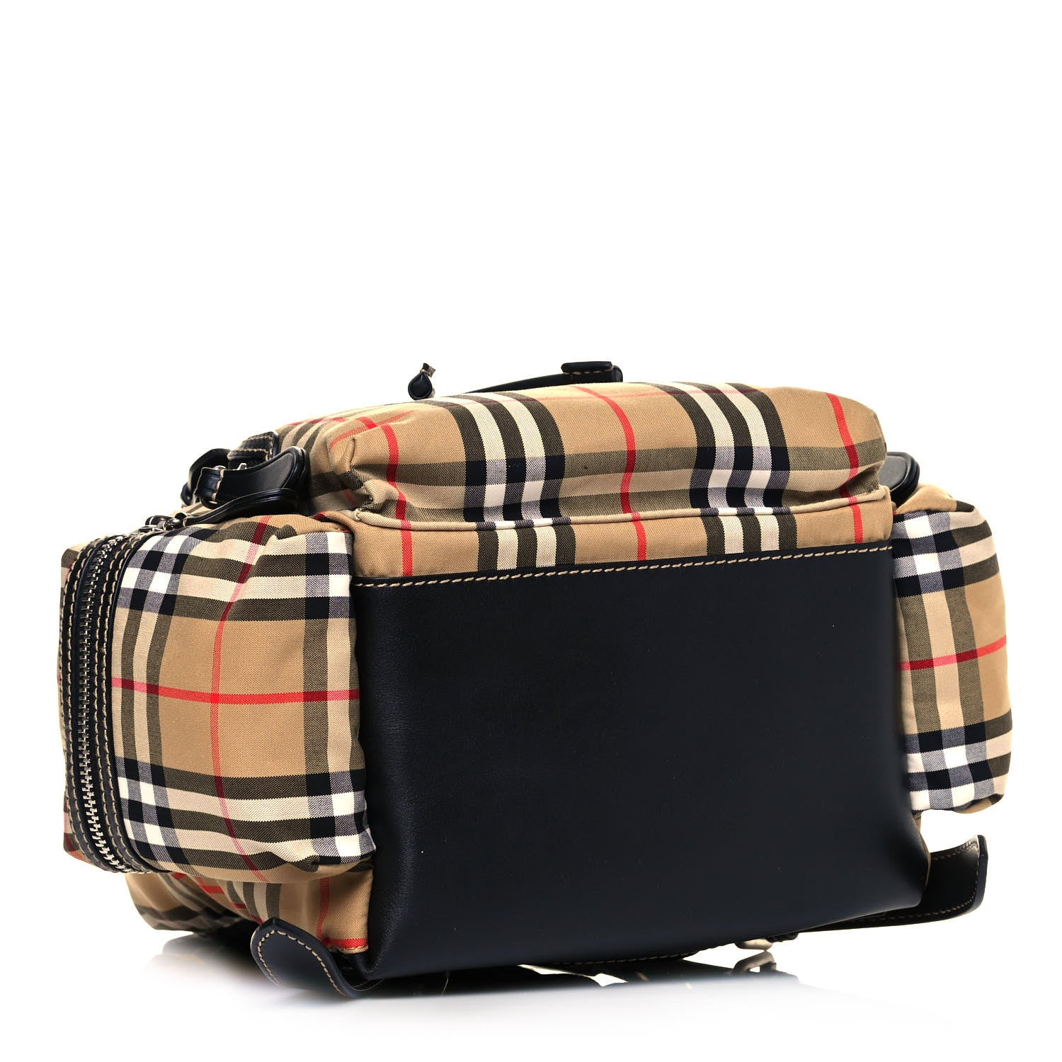 Burberry Canvas Vintage Check Medium Sailing Rucksack Backpack Antique Yellow 3 of 12