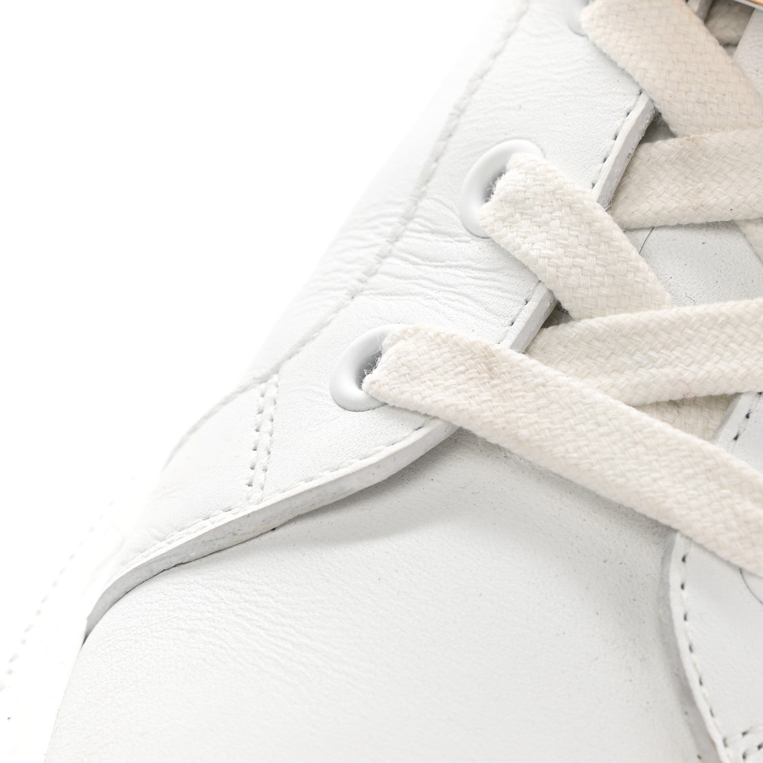 Hermes Calfskin Day Sneakers 37 White 10 of 12