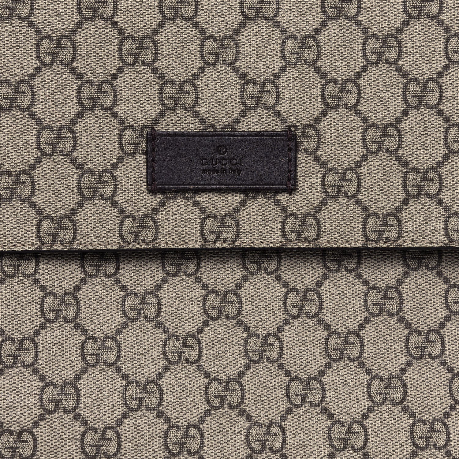 Gucci GG Plus Monogram Messenger Diaper Bag Dark Brown 8 of 12