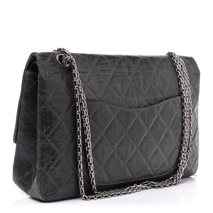 Chanel Aged Calfskin Quilted 50th Anniversary 2.55 Reissue 227 Flap Grey 2 of 16