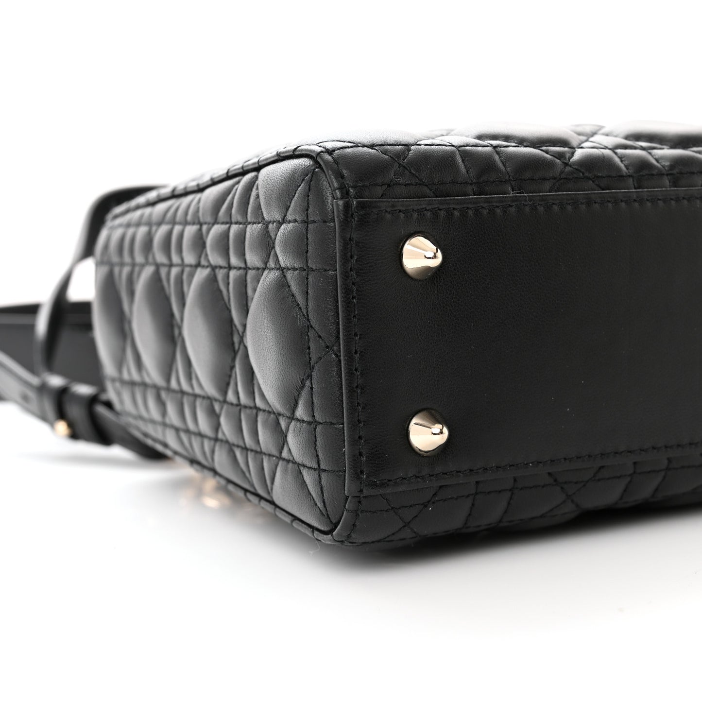 Lambskin Cannage Small My ABCDior Lady Dior Black