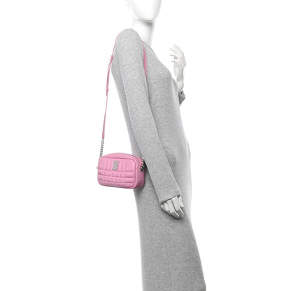 Burberry Calfskin Quilted Small Lola Camera Bag Primrose Pink 2 of 11