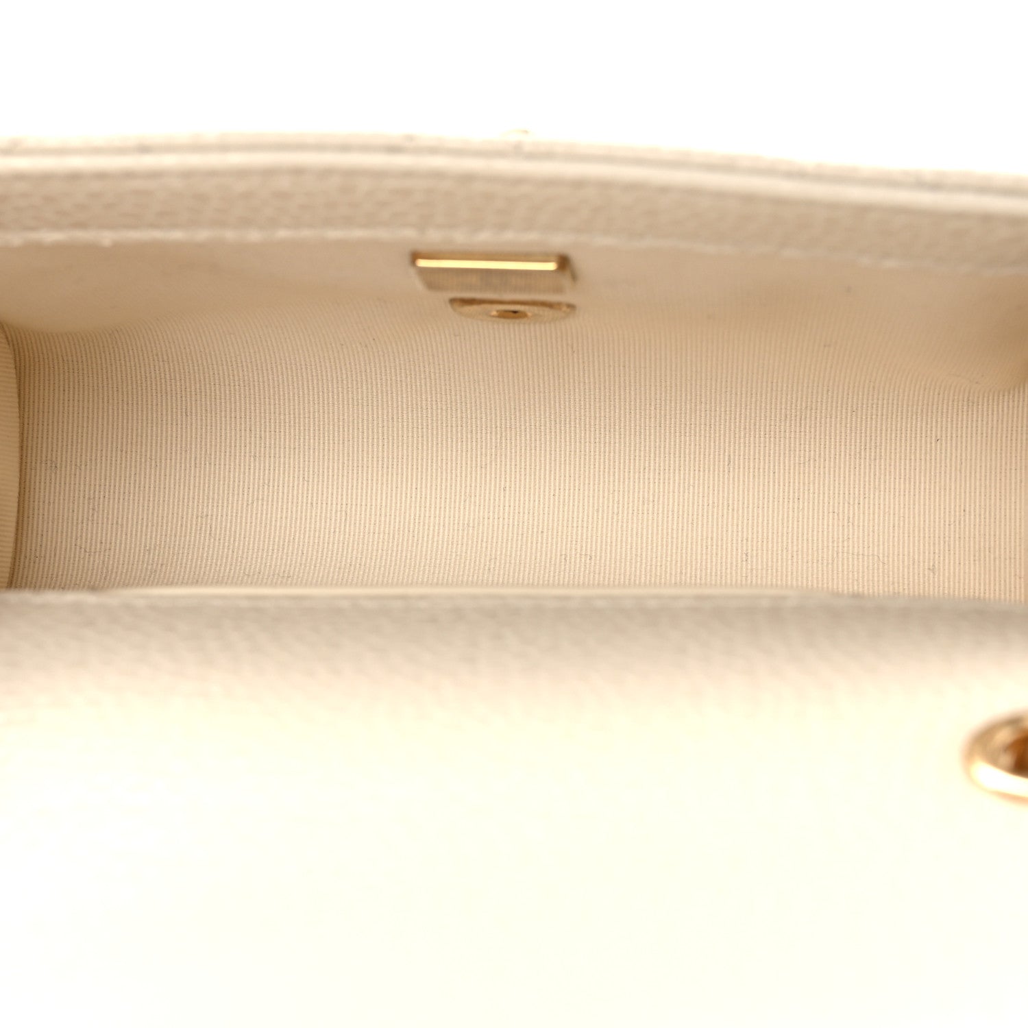 Chanel Caviar Quilted Mini Flap Bag Light Beige 5 of 13