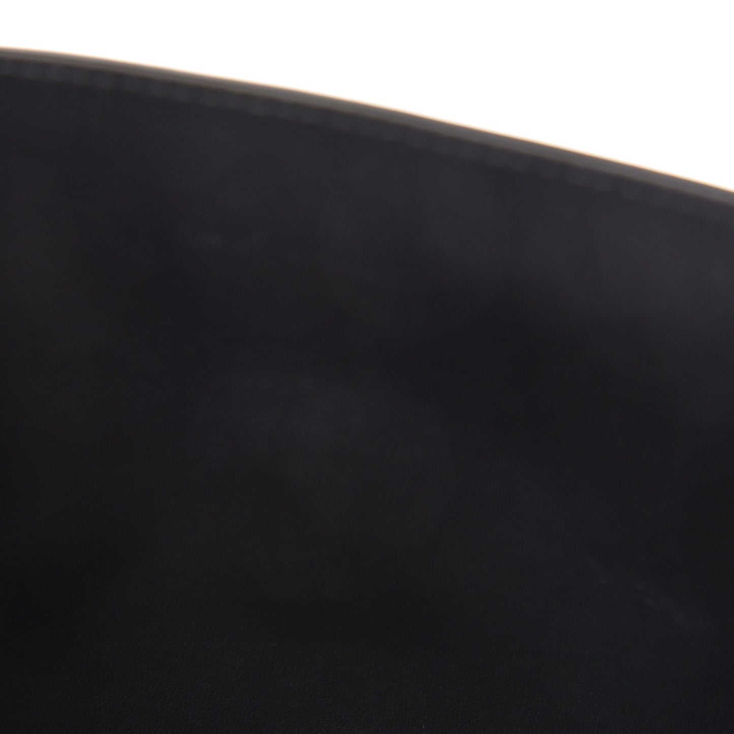 Calfskin Studded Skull Envelope Clutch Black