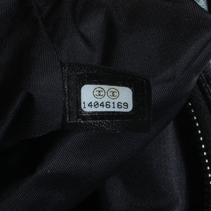 Chanel Quilted Lambskin Fantasy Fur Shopper Tote Black 6 of 7