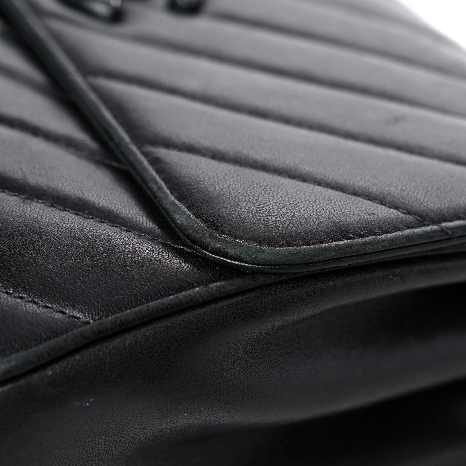 Chanel Lambskin Quilted Jumbo Coco Vintage Flap Black 22 of 22