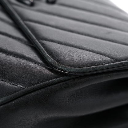 Chanel Lambskin Quilted Jumbo Coco Vintage Flap Black 22 of 22