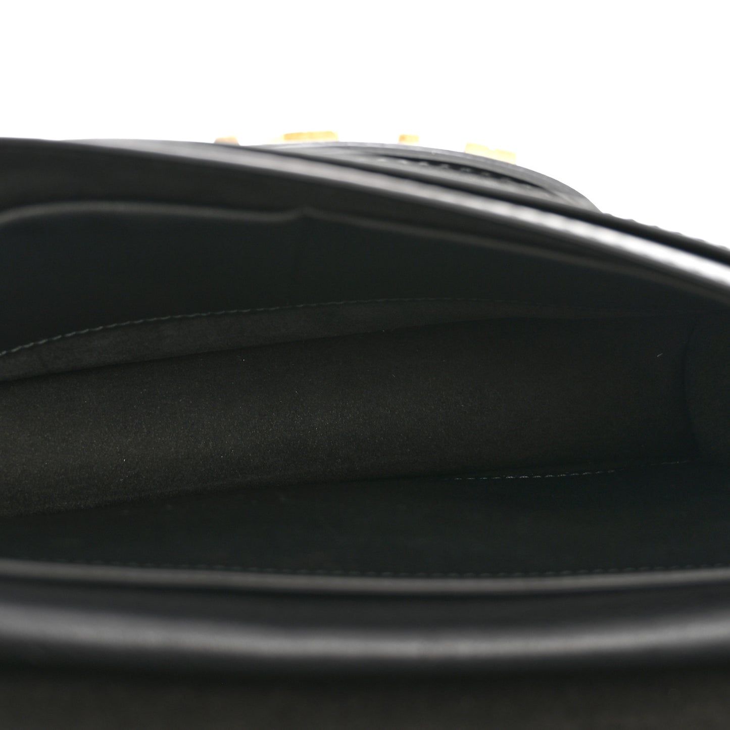 Calfskin J'Adior Chain Flap Bag Black