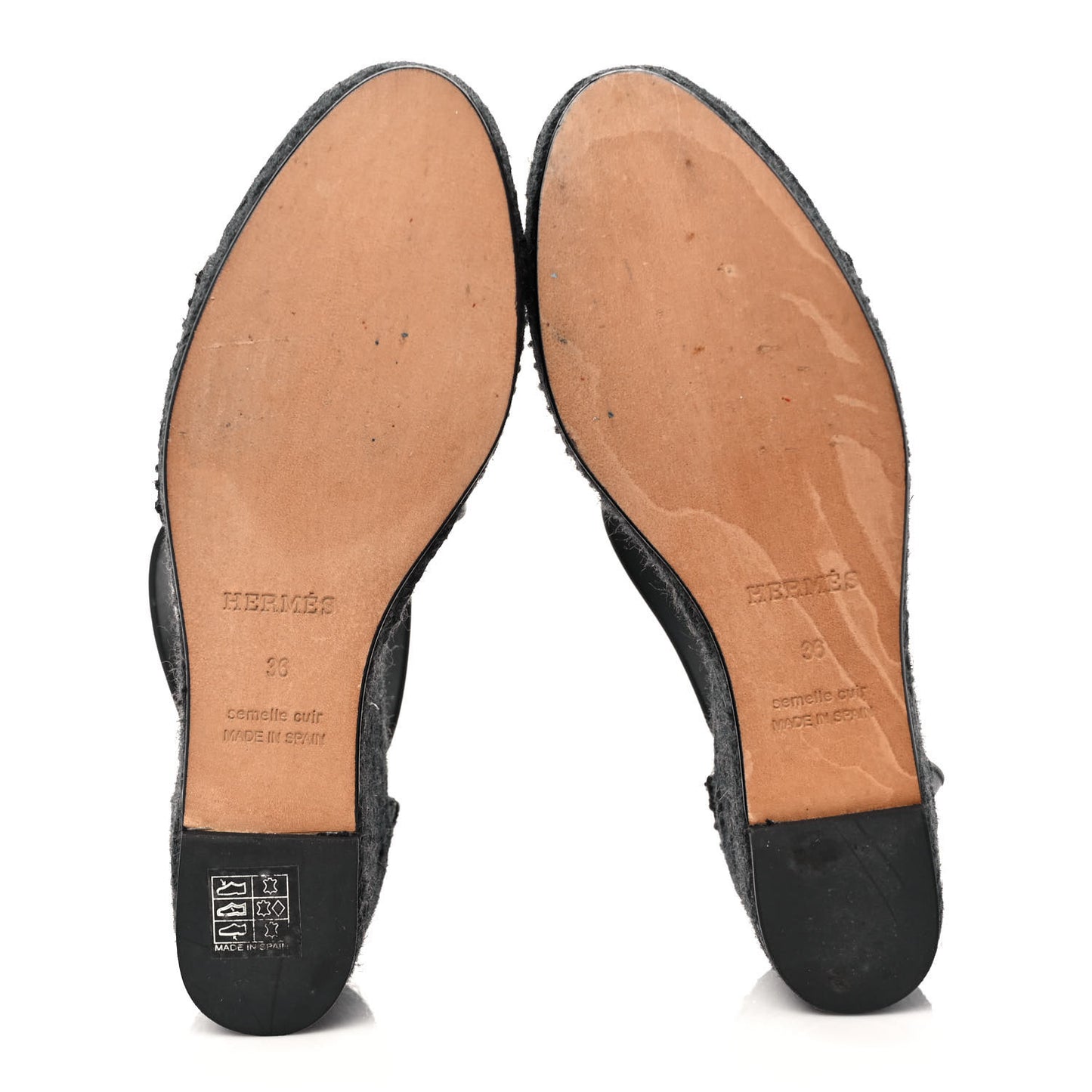 Calfskin Tivoli Espadrille Wedge Sandals 36 Black
