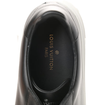 Louis Vuitton Calfskin Time Out Sneakers 37.5 Black 8 of 12