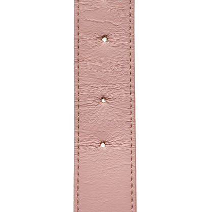 Louis Vuitton Damier Azur LV Initiales 32mm Belt 80 32 Rose Ballerine 9 of 13