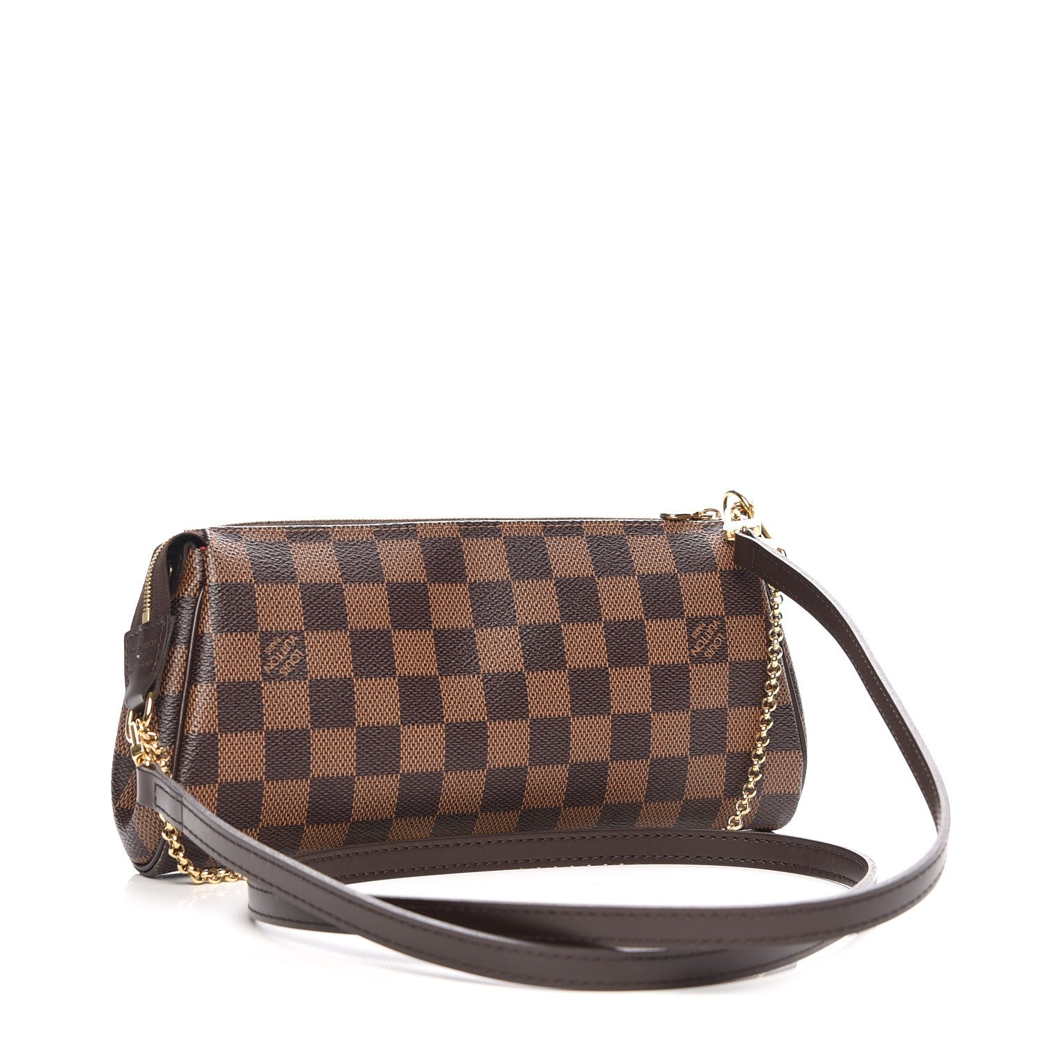 Louis Vuitton Damier Ebene Eva Clutch 4 of 13