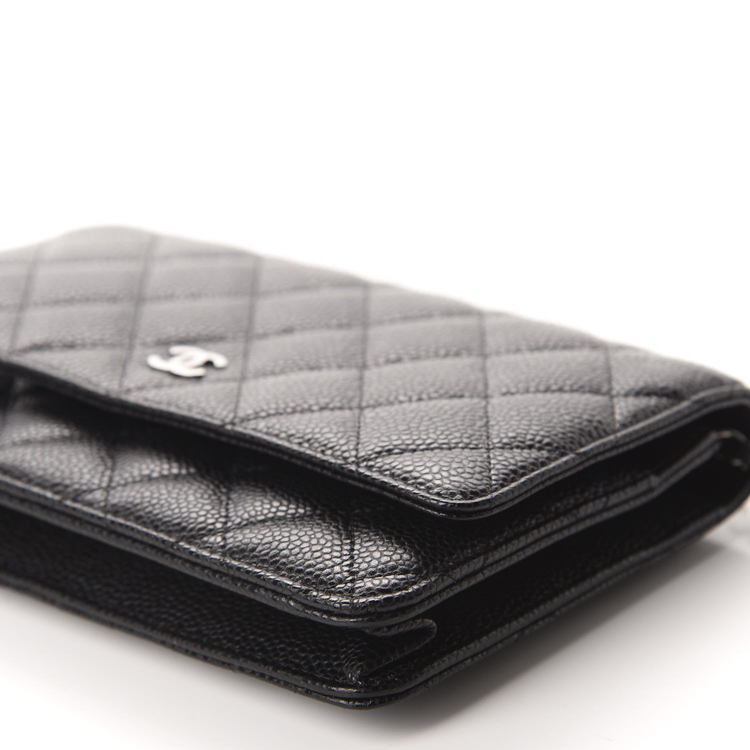 Chanel Caviar Quilted Wallet On Chain WOC Black 7 of 12