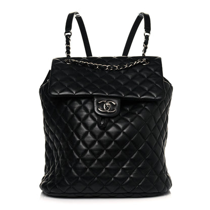 Chanel Lambskin Quilted Large Urban Spirit Backpack Black 1 of 13