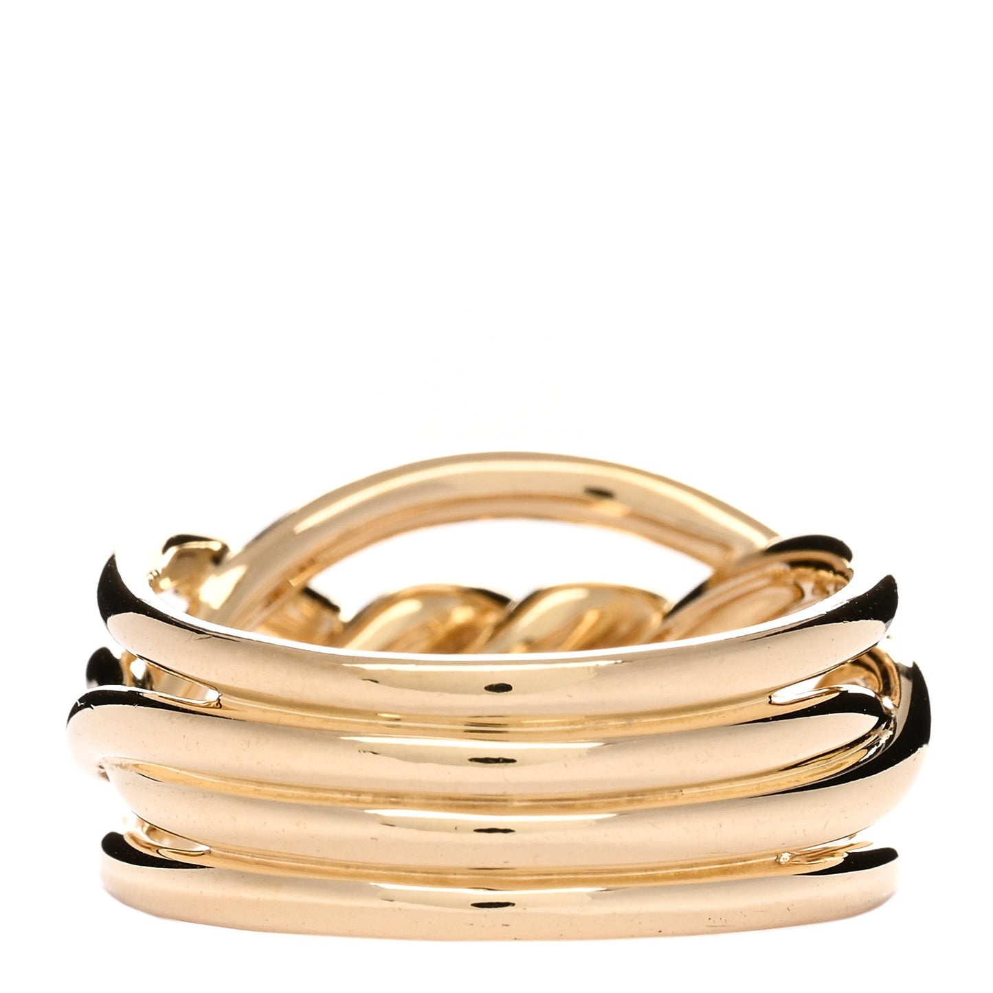 18K Yellow Gold 11.5mm Continuance Ring 57 8
