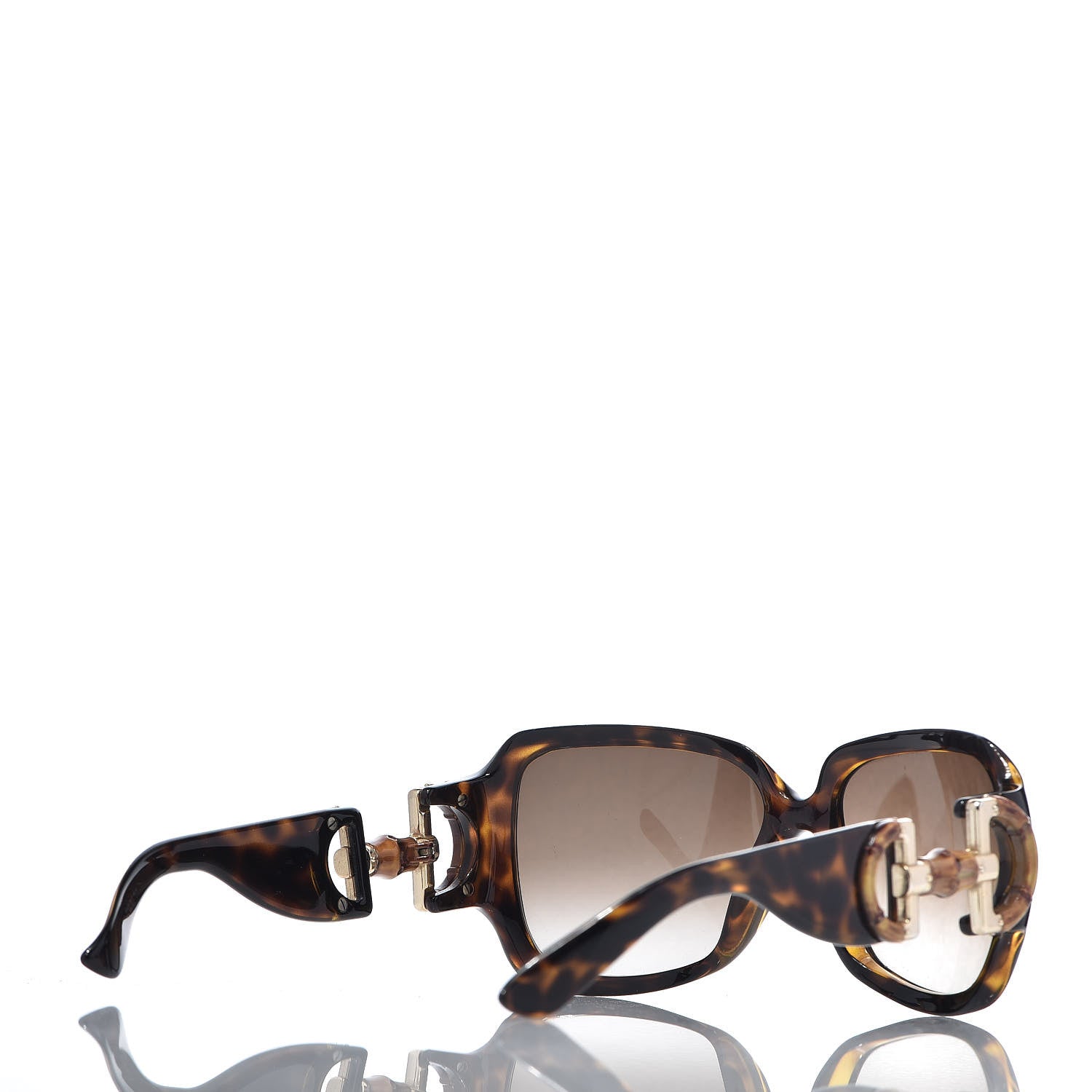 Gucci Bamboo Horsebit Sunglasses GG 2969/S Tortoise 4 of 8
