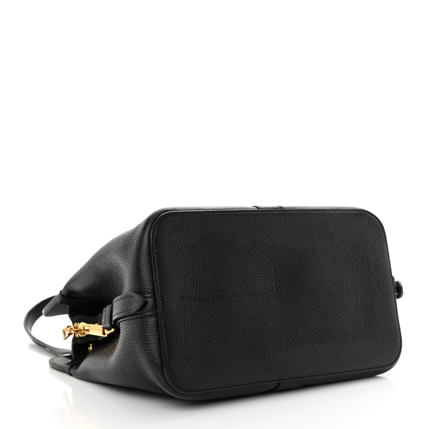Celine Grained Calfskin Small Cabas De France Black 4 of 15