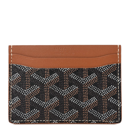 Goyard Goyardine Saint Sulpice Card Holder Black Gold 1 of 5