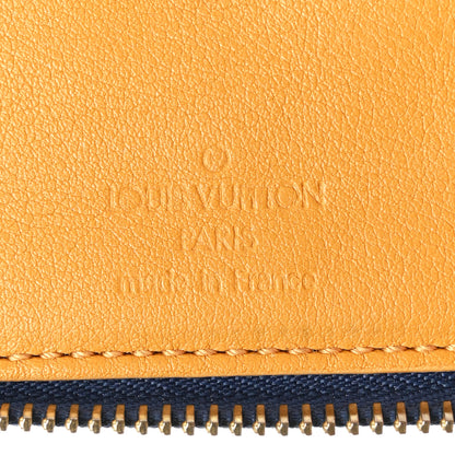 Louis Vuitton Denim Zip Compact Wallet Blue 6 of 10